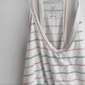 PacSun Multi-Colored Striped Tank